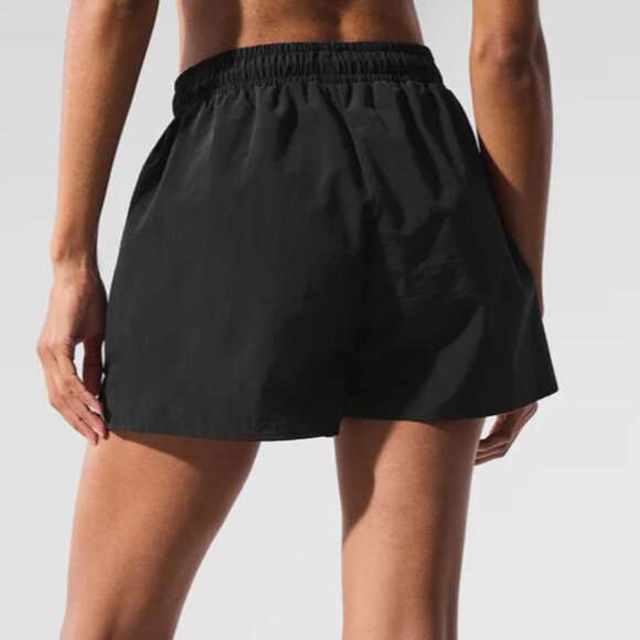Alo Yoga Alumni Shorts Black Size Small - Picture 2 of 3